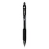 Zebra Pen Z-Grip Ballpoint Pen, Retractable, Medium 0.7 mm, Black Ink, Black Tinted Barrel, PK12 23910